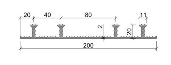 Гидрошпонка CF 200-4/20 Гидрошпонка CF 200-4/20