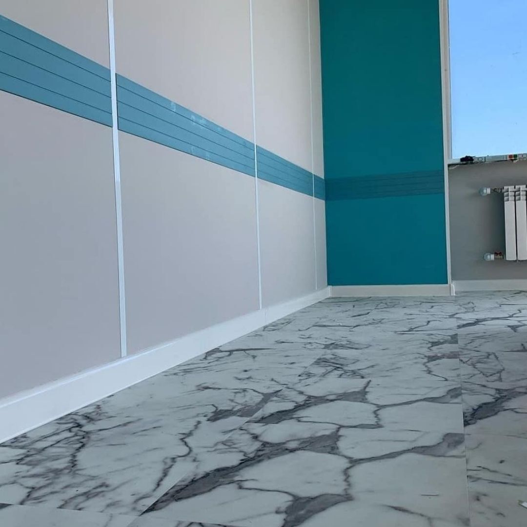 Отбойная доска TS 160, установленная в больнице Отбойная доска TS 160, установленная в больнице